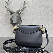 BOTTEGA VENETA LARGE MOUNT BLACK 667398 SIZE 27 x 20 x 7 CM - 6