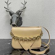 BOTTEGA VENETA LARGE MOUNT BEIGE 667398 SIZE 27 x 20 x 7 CM - 1