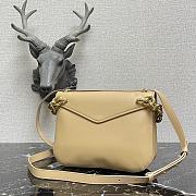 BOTTEGA VENETA LARGE MOUNT BEIGE 667398 SIZE 27 x 20 x 7 CM - 3