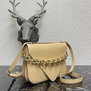 BOTTEGA VENETA LARGE MOUNT BEIGE 667398 SIZE 27 x 20 x 7 CM - 5