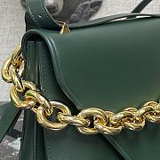 BOTTEGA VENETA LARGE MOUNT EMERALD GREEN 667398 SIZE 27 x 20 x 7 CM - 2