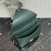 BOTTEGA VENETA LARGE MOUNT EMERALD GREEN 667398 SIZE 27 x 20 x 7 CM - 3