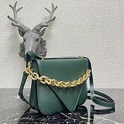 BOTTEGA VENETA LARGE MOUNT EMERALD GREEN 667398 SIZE 27 x 20 x 7 CM - 4