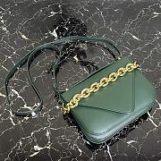 BOTTEGA VENETA LARGE MOUNT EMERALD GREEN 667398 SIZE 27 x 20 x 7 CM - 5