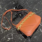 BOTTEGA VENETA LARGE MOUNT BROWN 667398 SIZE 27 x 20 x 7 CM - 5