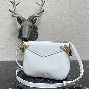 BOTTEGA VENETA LARGE MOUNT WHITE 667398 SIZE 27 x 20 x 7 CM - 4