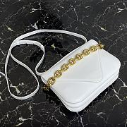BOTTEGA VENETA LARGE MOUNT WHITE 667398 SIZE 27 x 20 x 7 CM - 2