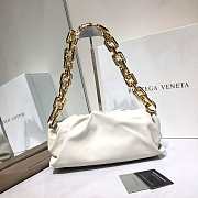 BOTTEGA VENETA CHAIN POUCH WHITE 620230 SIZE 31 CM  - 5