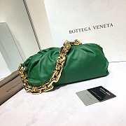 BOTTEGA VENETA CHAIN POUCH GREEN 620230 SIZE 31 CM - 1