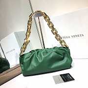 BOTTEGA VENETA CHAIN POUCH GREEN 620230 SIZE 31 CM - 4