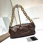 BOTTEGA VENETA CHAIN POUCH DARK BROWN 620230 SIZE 31 CM - 5