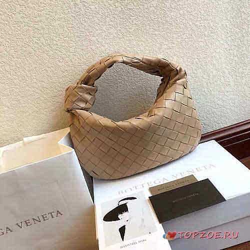 BOTTEGA VENETA THE MINI JODIE BEIGE 651876 SIZE 28 CM - 1