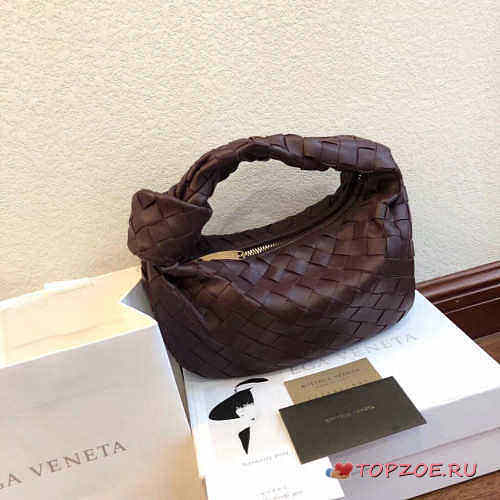 BOTTEGA VENETA THE MINI JODIE BURGUNDY 651876 SIZE 28 CM - 1