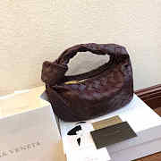 BOTTEGA VENETA THE MINI JODIE BURGUNDY 651876 SIZE 28 CM - 1