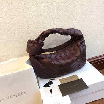 BOTTEGA VENETA THE MINI JODIE BURGUNDY 651876 SIZE 28 CM