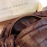 BOTTEGA VENETA THE MINI JODIE BURGUNDY 651876 SIZE 28 CM - 5
