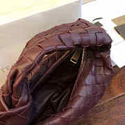BOTTEGA VENETA THE MINI JODIE BURGUNDY 651876 SIZE 28 CM - 4