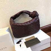 BOTTEGA VENETA THE MINI JODIE BURGUNDY 651876 SIZE 28 CM - 3