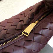 BOTTEGA VENETA THE MINI JODIE BURGUNDY 651876 SIZE 28 CM - 2