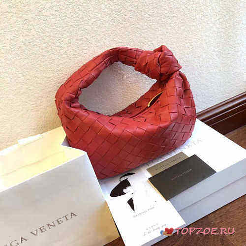 BOTTEGA VENETA THE MINI JODIE RED 651876 SIZE 28 CM - 1