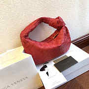 BOTTEGA VENETA THE MINI JODIE RED 651876 SIZE 28 CM - 1