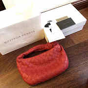 BOTTEGA VENETA THE MINI JODIE RED 651876 SIZE 28 CM - 5