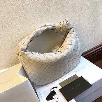 BOTTEGA VENETA THE MINI JODIE CREAM 651876 SIZE 28 CM