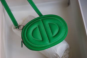 HERMES IN THE LOOP BELT BAG GREEN 19 CM
