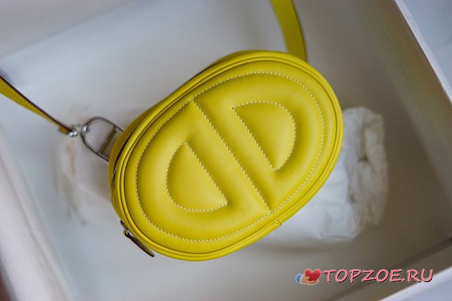 HERMES IN THE LOOP BELT BAG YELLOW 19 CM  - 1