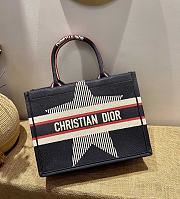 DIOR SMALL DIORALPS BOOK TOTE BLACK THREE-TONE M1296 36 CM - 4