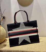 DIOR SMALL DIORALPS BOOK TOTE BLACK THREE-TONE M1296 36 CM - 2