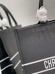DIOR BOOK TOTE BLACK LEATHER M1286 41 X 32 CM - 6