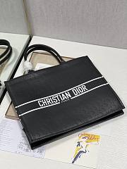 DIOR BOOK TOTE BLACK LEATHER M1286 41 X 32 CM - 5
