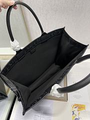 DIOR BOOK TOTE BLACK LEATHER M1286 41 X 32 CM - 3