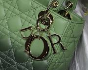 Lady Dior My ABC Green Gradient Cannage Lambskin M0538 Size 20cm - 2