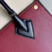 LV On My Side MM Wine M56934 Size 30.5 cm - 4