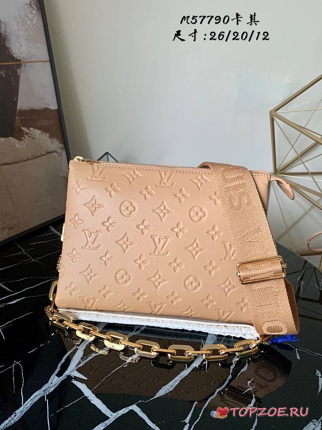 LV Coussin PM Camel M57791 Size 26 cm - 1