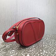 Valentino V Logo Cross Body Camera Bag Red Size 25 Cm - 5