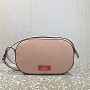 Valentino V Logo Cross Body Camera Bag Rose Cannelle Size 25 Cm - 3