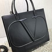 Valentino Medium Garavani Vlogo Walk Tote Bag Black Size 31 cm - 3