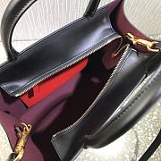 Valentino Medium Garavani Vlogo Walk Tote Bag Black Size 31 cm - 2