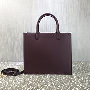 Valentino Medium Garavani Vlogo Walk Tote Bag Burgundy Size 31 cm - 6
