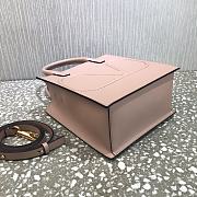 Valentino Small Garavanivlogo Walk Tote Bag Rose Cannelle Size 20 cm - 6