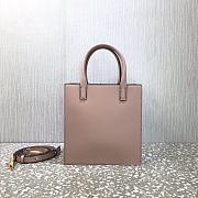 Valentino Small Garavanivlogo Walk Tote Bag Rose Cannelle Size 20 cm - 4