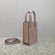 Valentino Mini Garavani Vlogo Walk Tote Bag Rose Cannelle Size 11 cm - 3