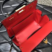 Valentino Rockstud Alcove Box Bag Black WAX0NO Size 19 cm - 2