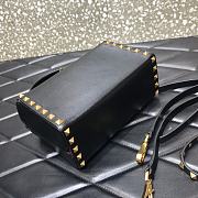 Valentino Rockstud Alcove Box Bag Black WAX0NO Size 19 cm - 3