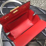 Valentino Rockstud Alcove Box Bag White WAX0NO Size 19 cm - 4