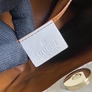Gucci Diana Small Ostrich Tote Bag White 660195 Size 27 cm - 3