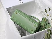 Dior Lady Dior My ABCDIOR Bag Avocado Green M0538 Size 20 cm - 6